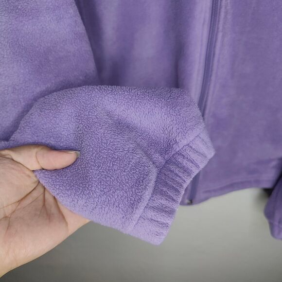 Columbia Purple Fleece Full Zip Jacket - Picture 4 of 10